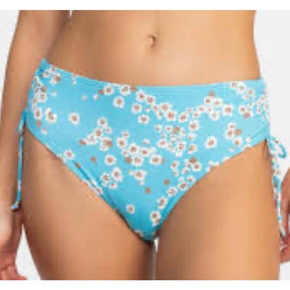 Roxy Mock Maui Classics Hipster Laced Bikini Bottom L NWT - Picture 1 of 2